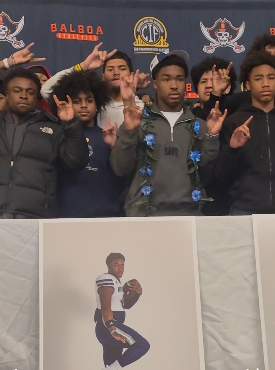 BalboaFootball's tweet photo. Thank you @jim_mastro @NevadaFootball for believing in @MekaiSmith0 & the @BalboaFootball ๐ดโโ ๏ธ Program! @CoachFredV #BigBucs #Balieve https://t.co/d8ylk1tdYN