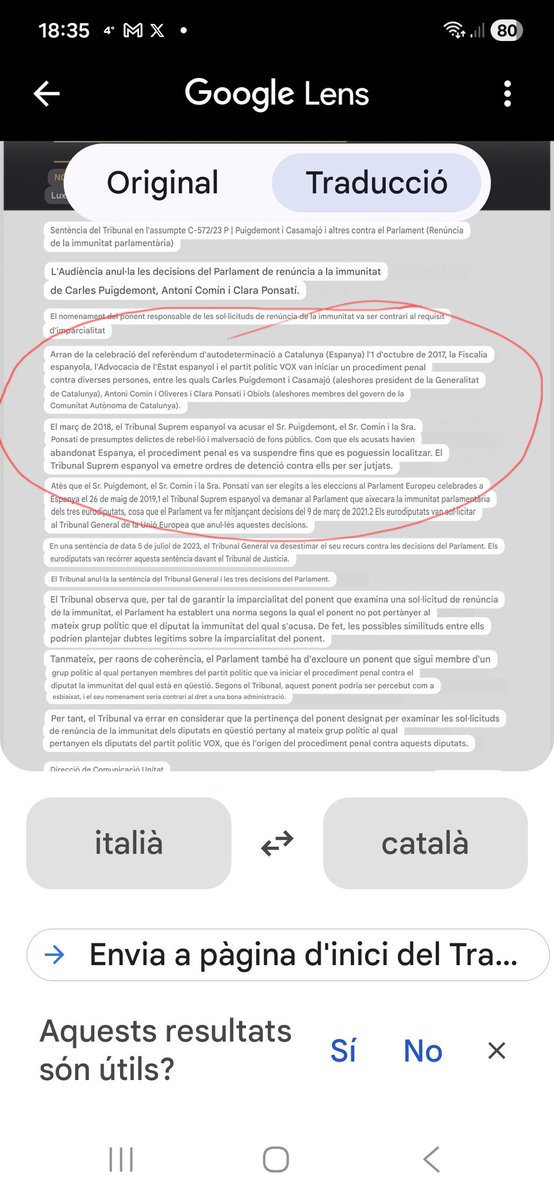A veure si ens ho anem creient i deixem de fer cas al que diguin els espanyols, que sempre menteixen.
Per el Tribunal Europeu, a Catalunya es va celebrar un referèndum d'autodeterminació!!!!
Encara estem vius i hi ha partit.