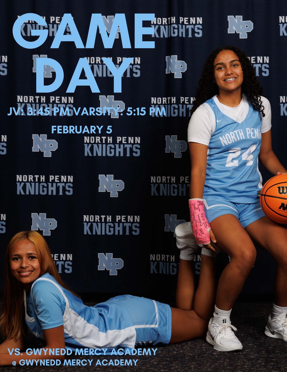 NPHS_KnightsBB's tweet photo. Last game of regular season tonight at Gwynedd Mercy Academy! JV plays at 3:45 PM and Varsity plays at 5:15 PM! https://t.co/7ZOS67hhv6