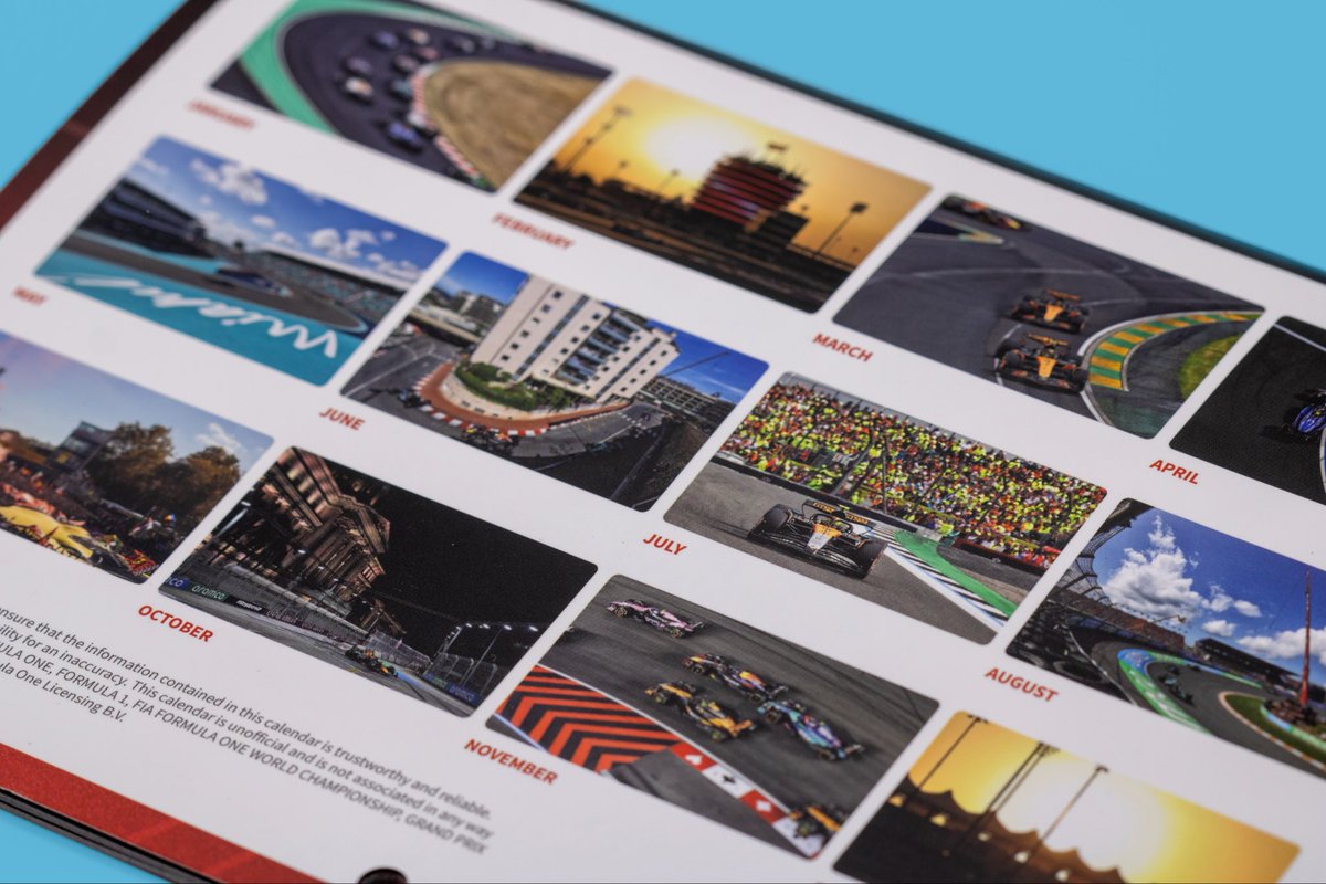 Which race are you most looking forward to in 2026? 🤔 

This 2026 calendar was included in last month’s box! 😍

#DriveCrate