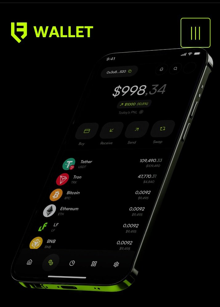 Brady081's tweet photo. Crypto shouldn’t feel stressful. Yet most wallets make every transaction feel like a high risk move. @LFWallet takes a different approach.

Built for simplicity and control, LFWallet is fully non custodial your private keys and recovery phrase stay on your device at all times. No intermediaries, no compromises. You stay in charge of your assets, end to end.

#LFWallet supports major chains like Ethereum, BNB Chain, Polygon, Base, and more, allowing you to manage, swap, and move assets from a single interface. You can also explore dApps, DeFi protocols, NFTs, and games directly within the wallet.

Setup is quick, the interface is clean, and you can even buy crypto with a card to get started instantly.

For users who value security without unnecessary complexity, @LFWallet is a strong choice.
Available now on the App Store and Google Play.

#LFWallet