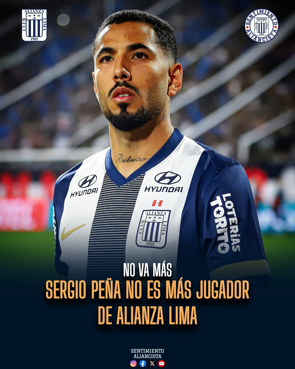 SentiAliancista's tweet photo. Sergio Peña dejó de pertenecer a Alianza Lima. De acuerdo a información de la prensa turca, el volante arribará este martes a Turquía para cerrar su vínculo con el Sakaryaspor, club al que llegará en condición de agente libre.

¿Qué opinas? https://t.co/5zEIh7fxup