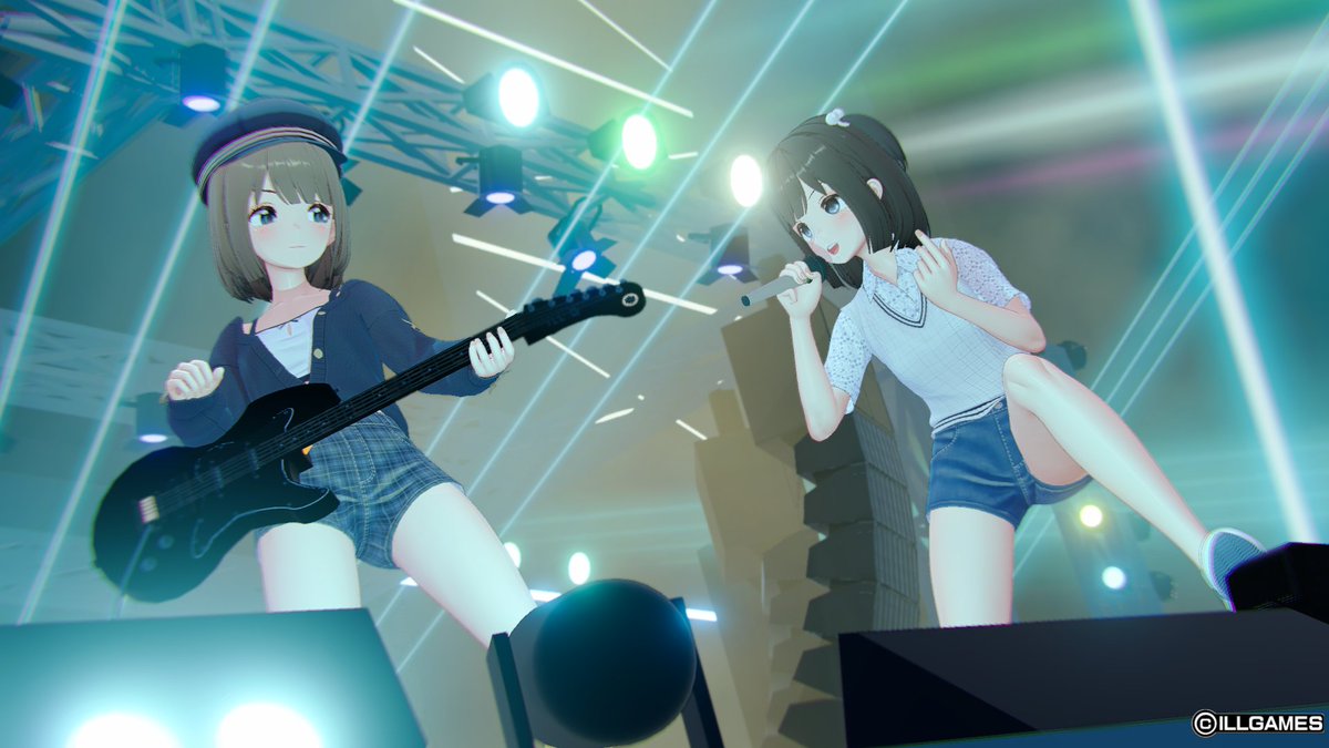 🎸「ツーマンライブ」🎤 杏里ちゃんとこよりちゃん、二人組バンドで