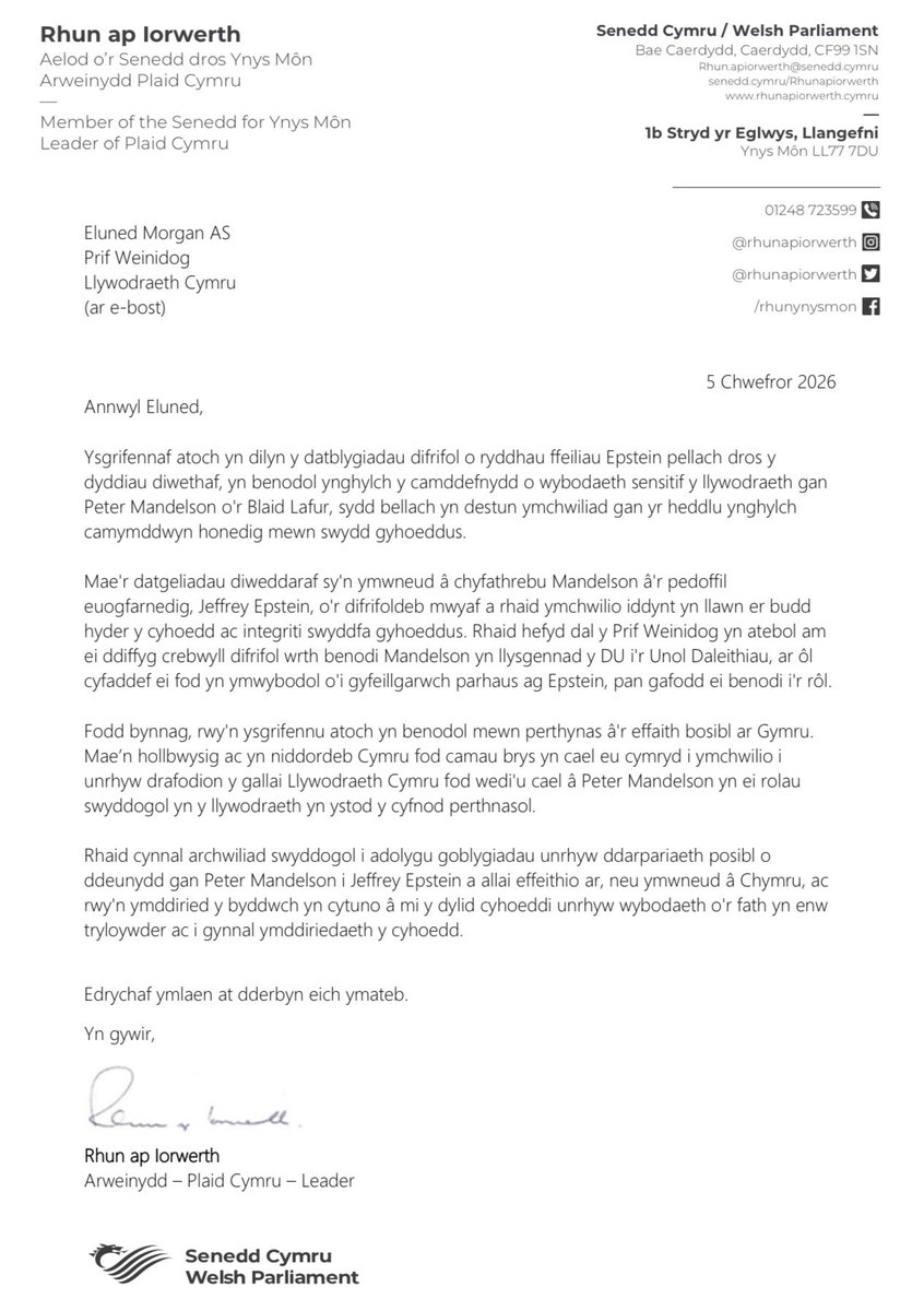 Rhun ap Iorwerth tweet media