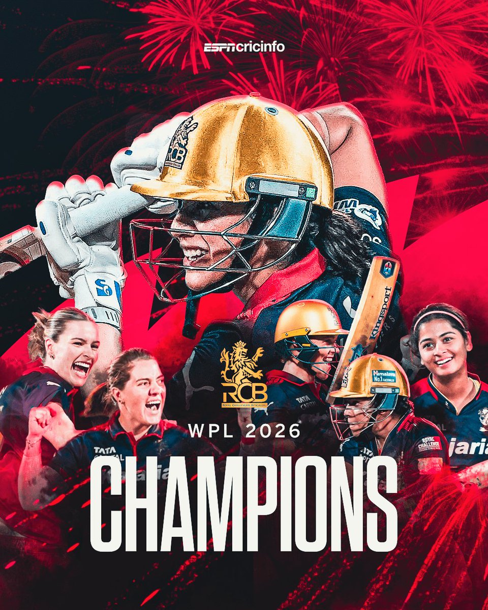 #WPLFinal
Congratulations <a href="/RCBTweets/">Royal Challengers Bengaluru</a> 
<a href="/mandhana_smriti/">Smriti Mandhana</a>