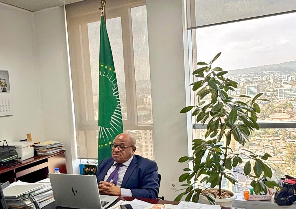Today, participated in the first virtual meeting for the upcoming Sudan Conference in Berlin with partners. We exchanged views on preparations and key priorities for the conference. Reaffirmed the AU Commission’s commitment to a coordinated international effort anchored in