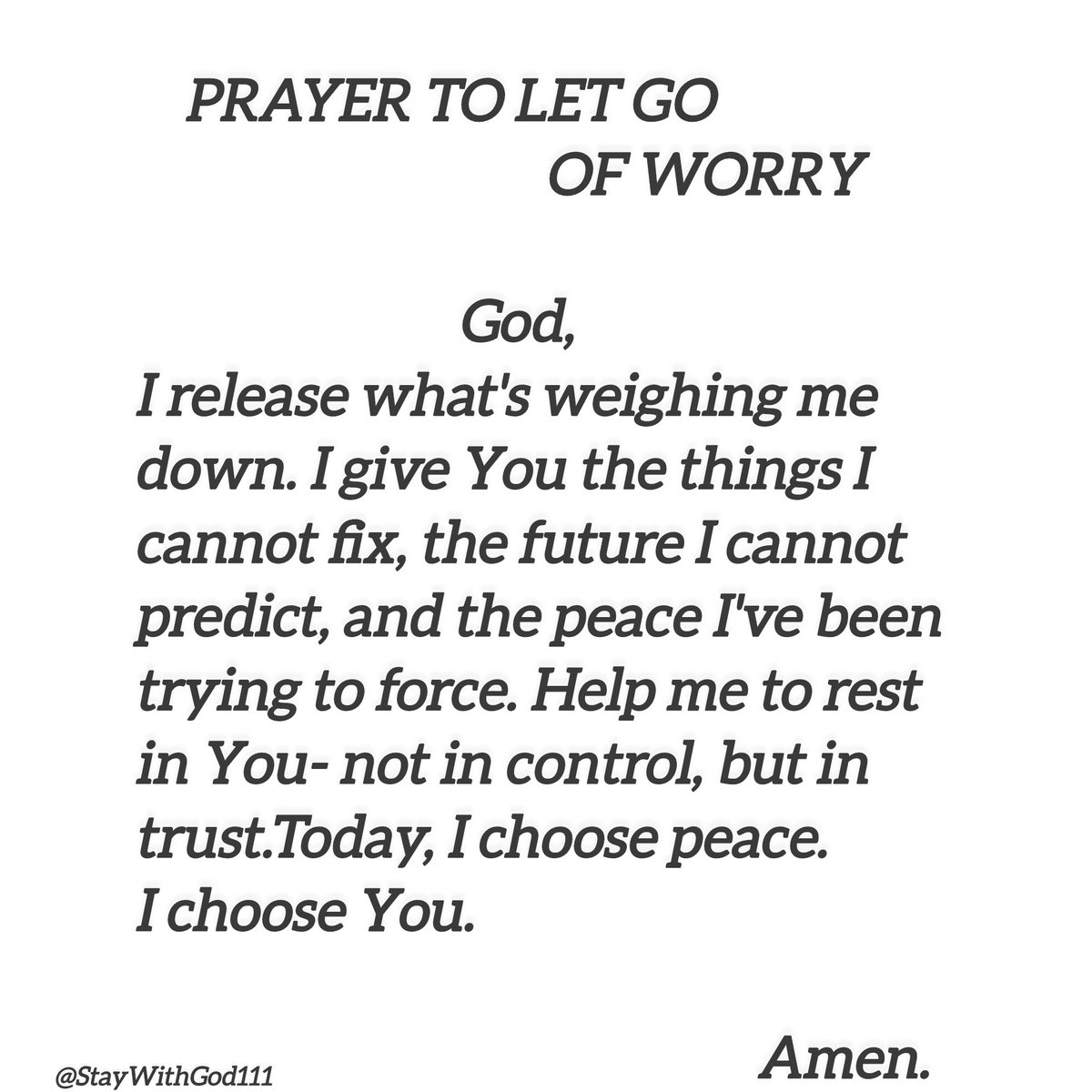 StayWithGod111's tweet photo. Releasing control, choosing trust. https://t.co/v2AbtoZ1kY
