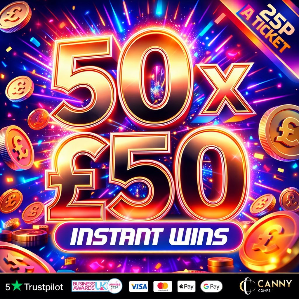cannycomps's tweet photo. 🚨 NEW COMP ALERT 🚨
FIND THE FLIRTY £2500 of £50’s and only 25p a go 🤪💰💰💰
Link ⬆️
#findthecash #findthemoney #money https://t.co/NliKioHYLL
