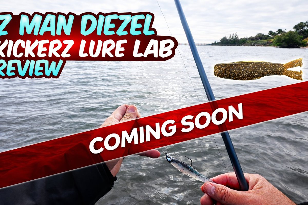 Full Z-Man Diesel KickerZ Lure Lab review drops TONIGHT on YouTube.
We tested it in real Florida inshore conditions — cold water, pressured fish — and it produced on snook, reds, trout, flounder, jacks, and more.

Honest breakdown. No fluff.
🎥 Live tonight.

#FluidFishing
