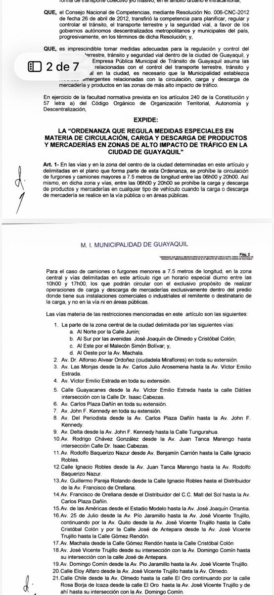 xHenrySa's tweet photo. @ATMGuayaquil Y porque están en el puente de la unidad nacional ? Es contradictorio la ordenanza
Colocando multas a camiones de 3.53 t cuando la ordenanza te permite en horarios de 10am a 5pm a vehículos de hasta 7.5m de largo https://t.co/IAaZrhnAUR