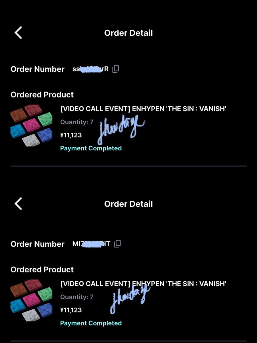 jhw_cs's tweet photo. ♡ #genrecently

enhypen the sin: vanish 
hellolive vce albums &amp; pobs

- all orders secured! 
- still waiting for the items to be shipped 😊 https://t.co/9TWlQMWgon