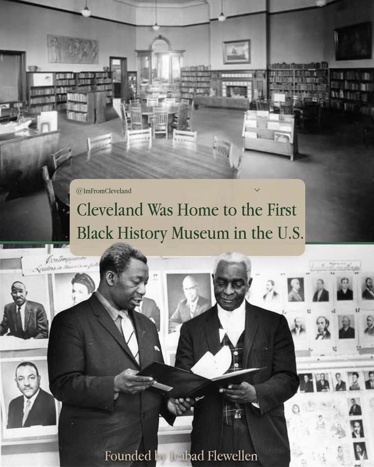ImFromCle's tweet image. Did you know Cleveland, Ohio was home to the country’s first Black History Museum?

(THREAD)