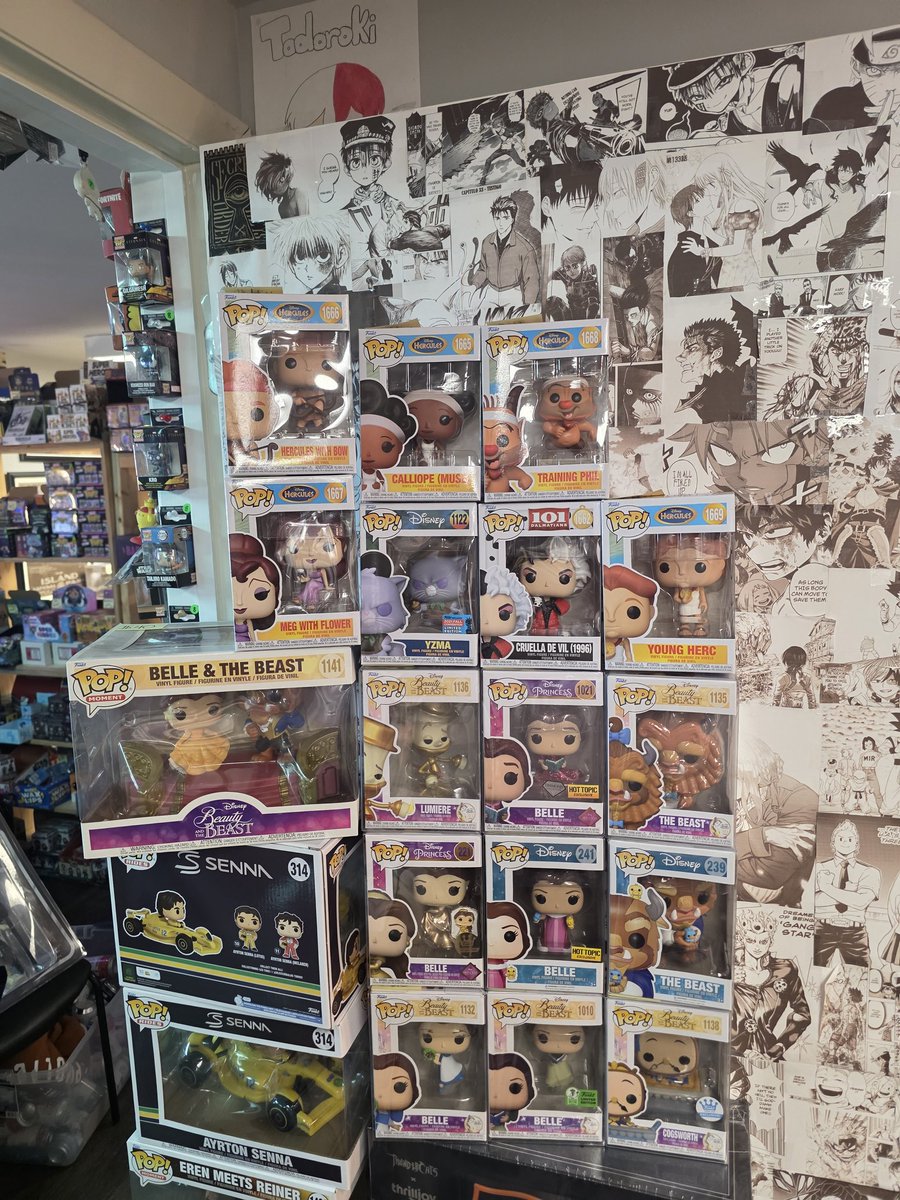 SOME older AND newer Disney POPS have arrived!

New Hercules wave
Beauty and the Beast
101 Dalmatians new wave
Emperor's New Groove

#newinstock #disney #beautyandthebeast #hercules #funkopops
