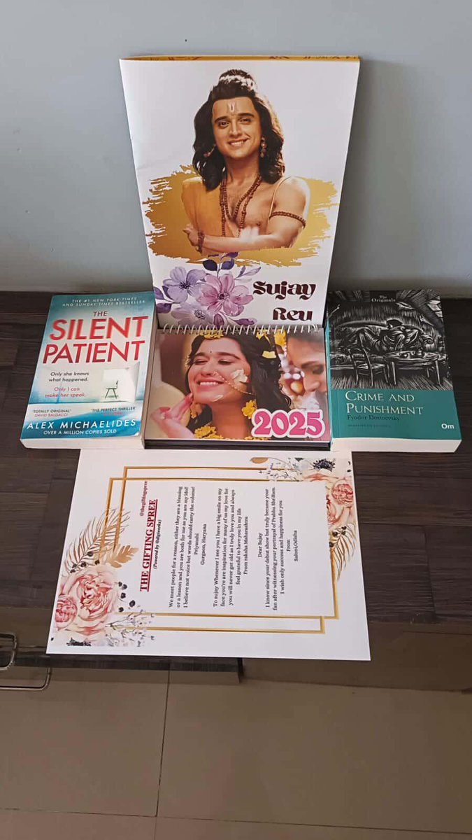 Last year, we sent gifts to both of them but we only had the confirmation of Sujay Sir receiving the gifts but not Prachi Di! We did a lot of hardwork so it's a bit heartbreaking that we don't know if it reached her or not! 
<a href="/AashiZin/">Aashi🇮🇳아시🫰♡☆</a> <a href="/cscsphoenix/">Escaping Muggles</a> <a href="/Rajshrip2/">Rajshrip</a> <a href="/mahhjain/">Mah</a> <a href="/saru_ben/">Sia Ben❤</a>