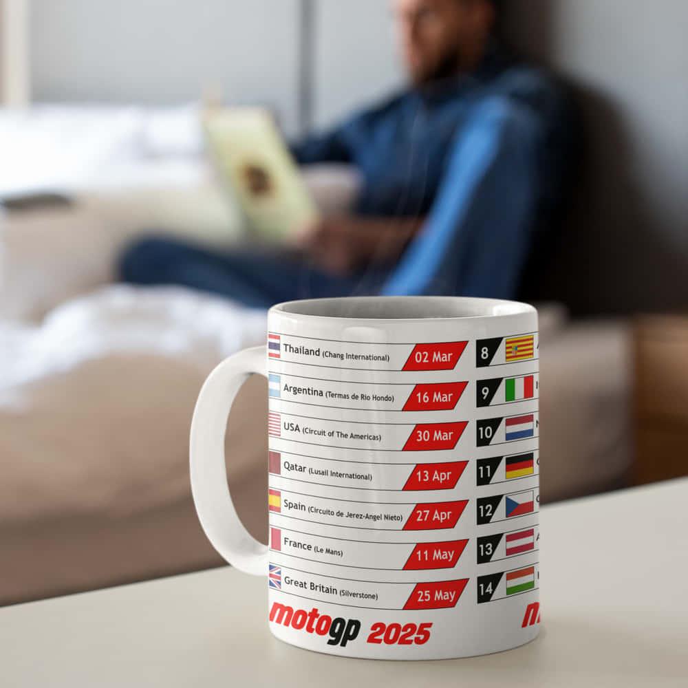 Clever_Gifts's tweet image. Moto GP 2026 Gift Mug - Race Calendar 2026 Season Mug - Ideal Moto GP Gift for any Moto GP Fan, 2026 Season Mug tuppu.net/3d1a21ce  #ChristmasGift