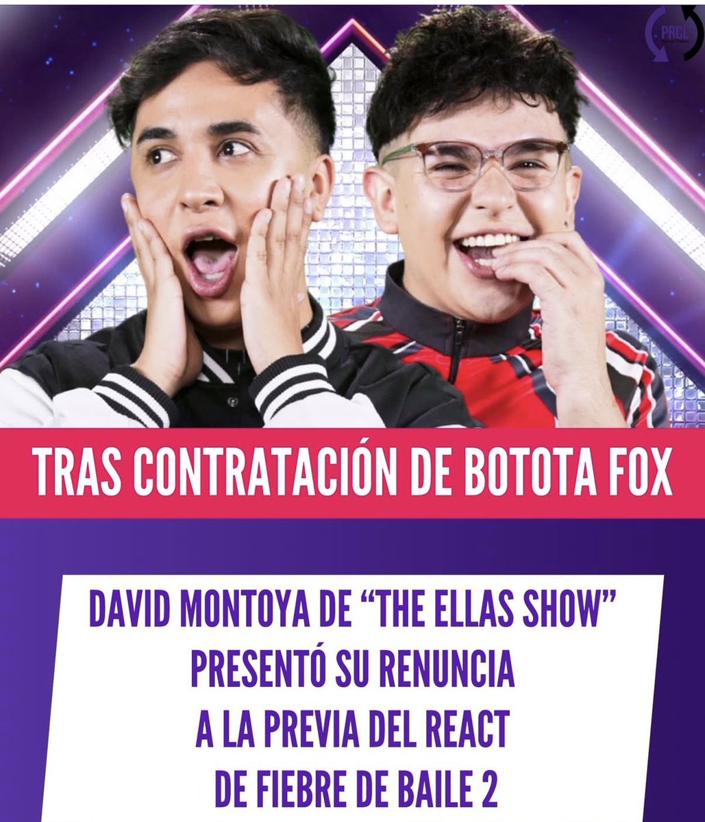 contutii's tweet photo. ME ALEGRO DE CORAZÓN que David Montoya renunciara luego de que contrataran a la Botota. 
Que toda la gente que tenga que renunciar lo haga, basta de CHV y JULIO CESAR RODRÍGUEZ faltándole el respeto a sus trabajadores. 

#FiebreDeBaileCHV https://t.co/NNxq6Pw27R