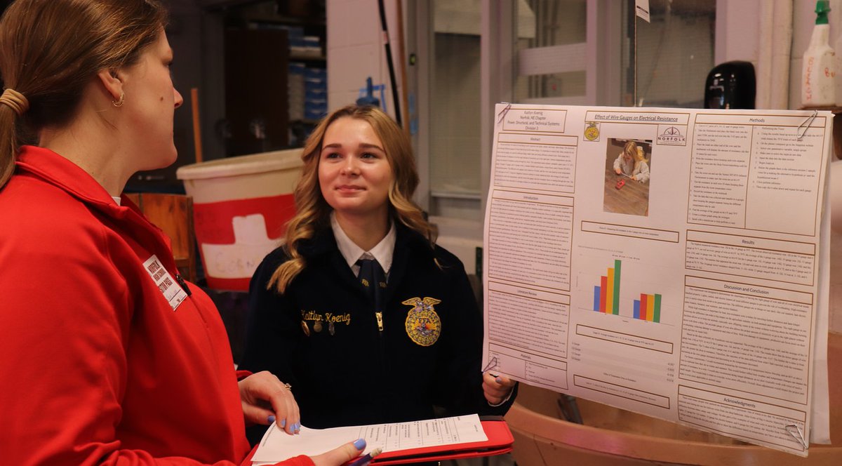 FFA students shared their hard work at the annual Agri-Science Fair! A big thank-you to our guest judges for their time and for supporting our students.