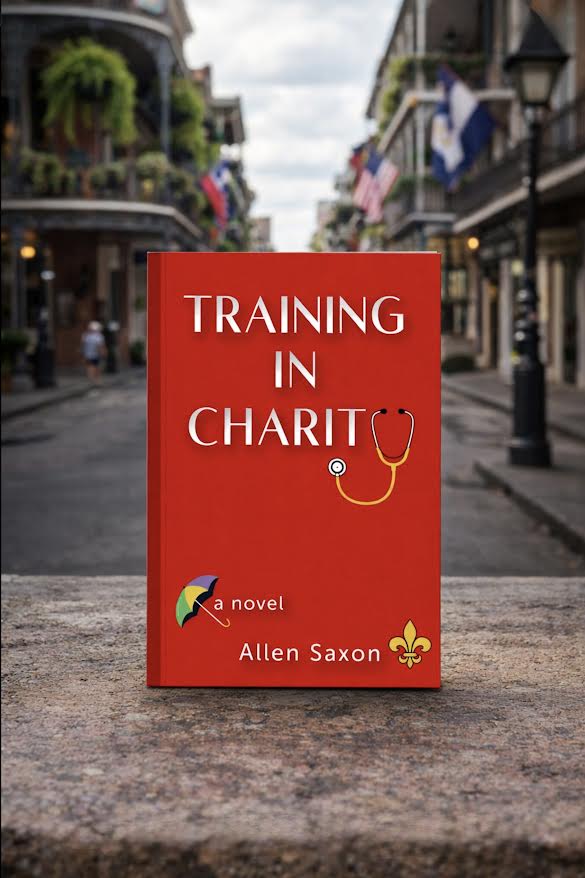 "For the reader to truly enjoy my work I try to transport them into the setting and make the places stand out as a character in the story themselves." Allen Saxon discussing his New Orleans-based novel, TRAINING IN CHARITY, via <a href="/deborahkalb/">Deborah Kalb</a>: bit.ly/4r1VG3G <a href="/xmaslakepress/">Christmas Lake Creative</a>