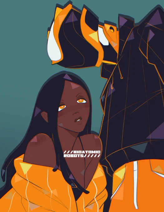forgot to share these orange robots
