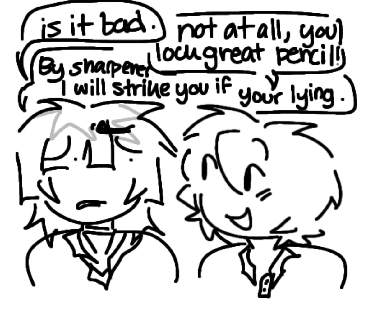 loxxipox's tweet image. exitors exiting as usual. this is just my workaround for having their hair be short present day and I have no shame