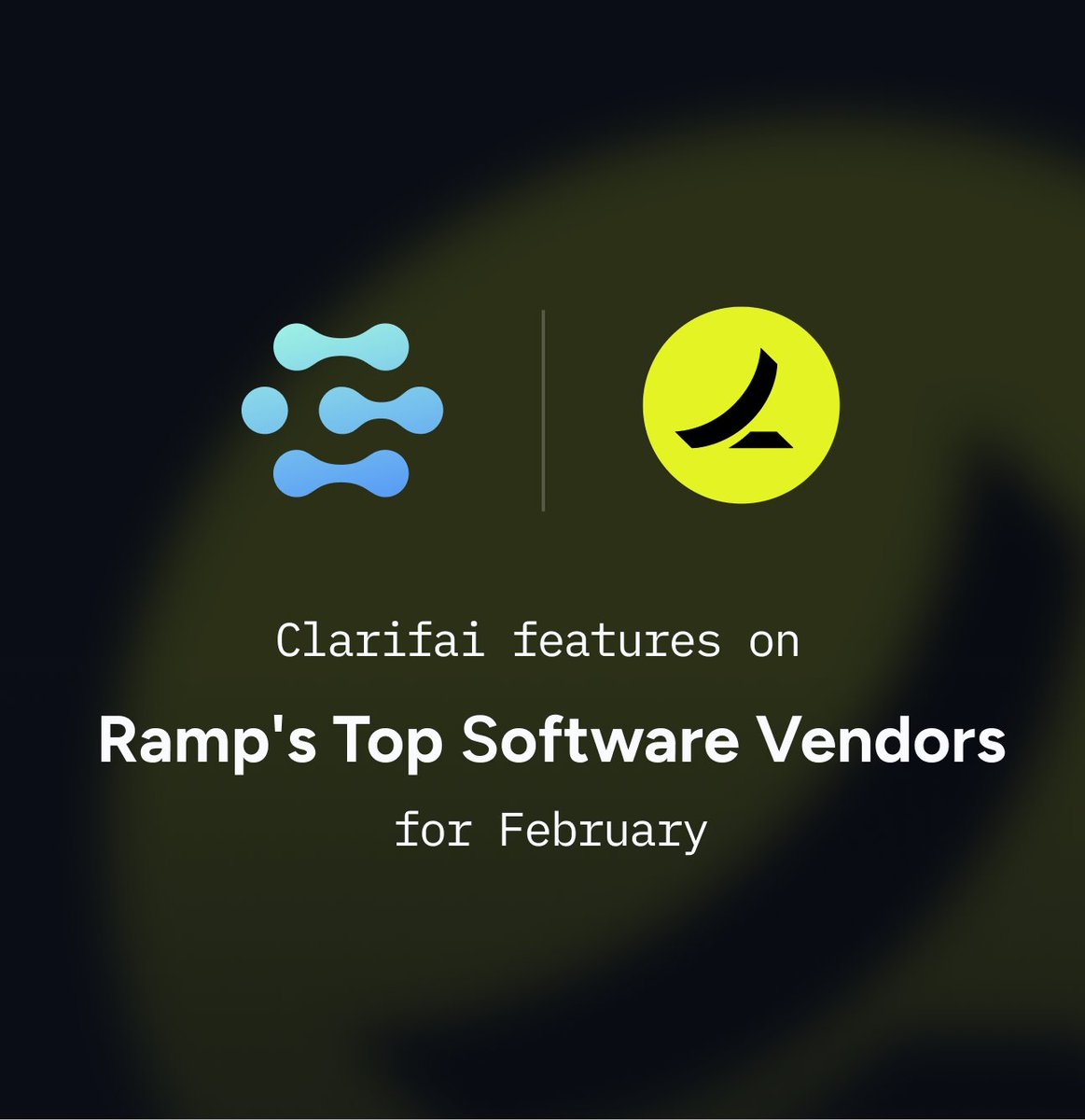 clarifai's tweet photo. Clarifai featured on Ramp’s Top Software Vendors for February 🚀

Ramp’s ranking is based on real spend and new customer adoption across thousands of companies.

At Clarifai, we’ve been focused on the foundations behind that adoption: compute orchestration that lets teams run models at scale across any infrastructure, pipelines for long-running, multi-step AI workflows, and the Clarifai Reasoning Engine built for agentic and reasoning workloads.

This is the infrastructure teams rely on when AI moves from experimentation into production.

More details in Ramp’s post: https://t.co/WacHZpBp8W