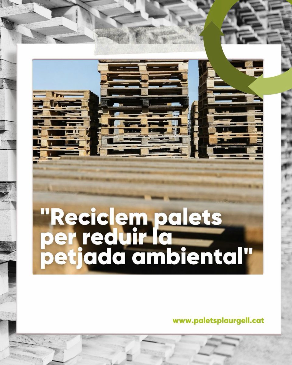 Fem que cada palet compti ♻️

Reciclar també és avançar cap a un futur més responsable.

#paletsplaurgell #reciclatge #paletsamidaperlatevaempresa