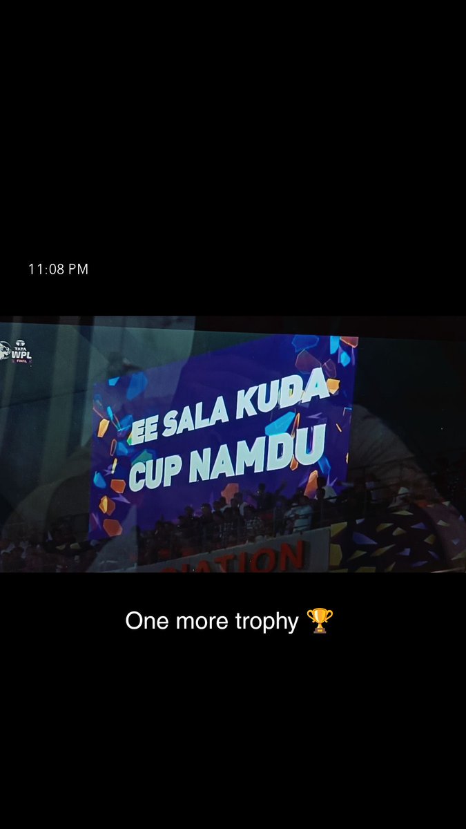xiamhumanx's tweet photo. Hamari choriyan choro se kam hai ke !!!
#WPL2026 
@RCBTweets 
#RCB https://t.co/RiDrLVWons