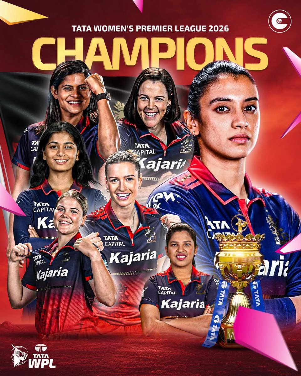 ImManash09's tweet photo. History continues to be written in red and gold ✨🔥
#WPL2026 
#WPLFinal 
#RCBWomen https://t.co/mys6MKYB35