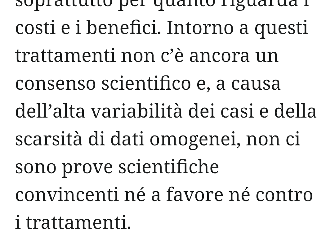 Da anni al <a href="/ilpost/">Il Post</a> ci garantivano che la scienza era chiarissima e adesso invece non c'è più consenso scientifico. Però nel dubbio minorenni sono stati sterilizzati e mutilati e chi dava l'allarme era un bigotto transfobico fascista.