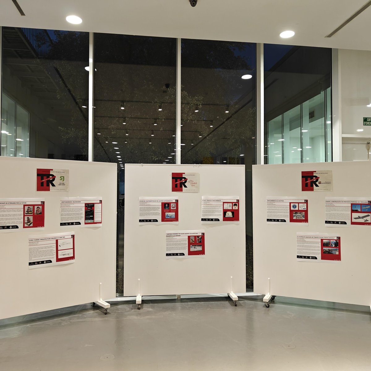bibliotequeSBOI's tweet photo. Fins al 13 de febrer podeu visitar l'exposició del FÒRUM TR- SANT BOI amb els Treballs de Recerca de batxillerat del curs 2025-2026 a la biblioteca Jordi Rubió.
@AjSantBoi 
#SantBoi #educacióSB #TreballDeRecerca #batxillerat #agendaSB #biblioJRB https://t.co/2AvDrPv1gd