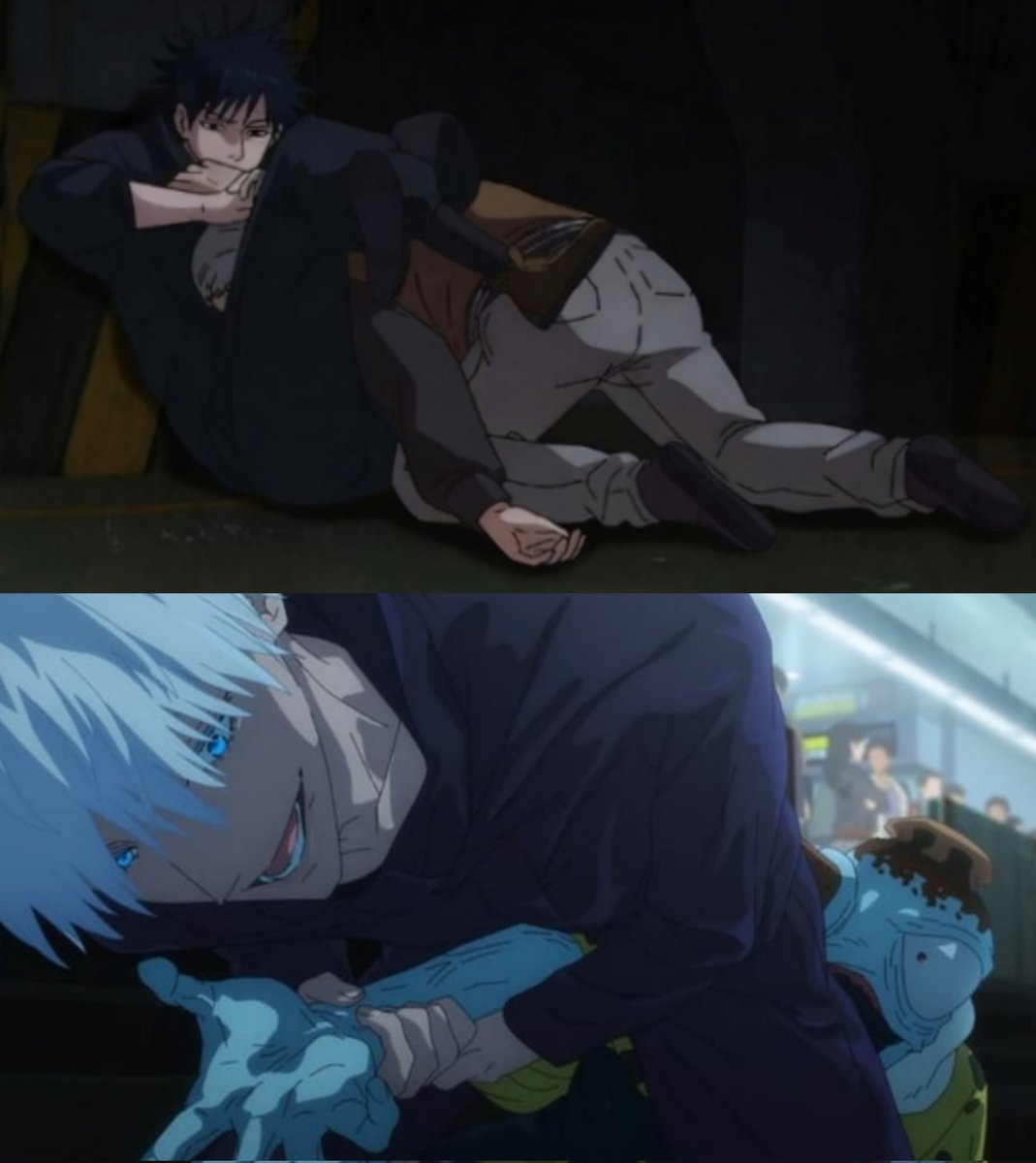 megumi suffocating men using his thighs, gojo is to blame for this 😭