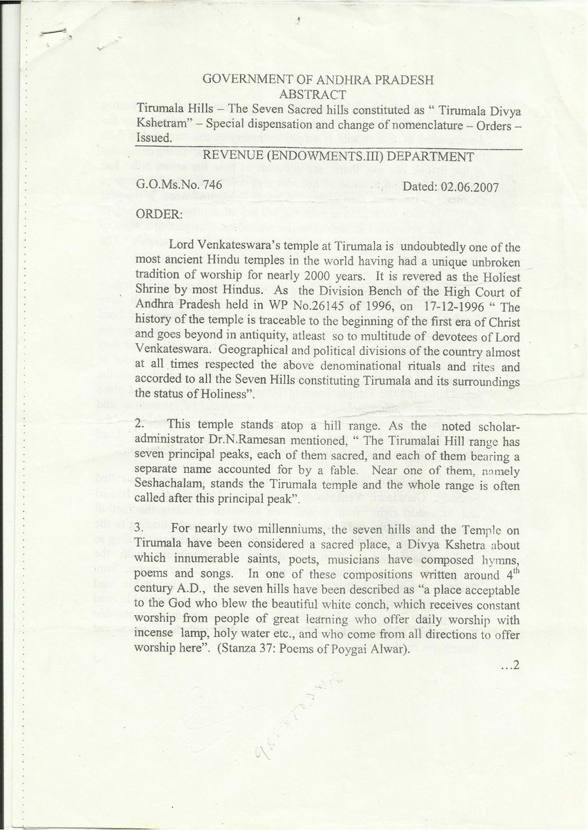 Abhilash1813's tweet photo. @grok @StrictlyAsking @onlyforjagun @PawanKalyan @ncbn The GO Issued by the 2007 under YSR Garu as a Cheif Minister. @grok https://t.co/TE6NICrros