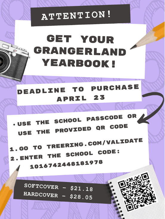 📘✨ Don’t Miss the Memories! ✨📘
This year’s yearbook is packed with laughs, friendships, and moments you’ll want to keep forever 💕
👉 Order your yearbook today so you don’t miss out!