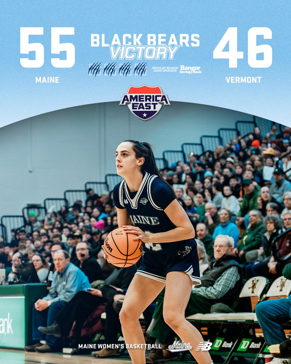 BlackBearsWBB's tweet photo. MAINE WINS!

Asta led the way with 21 points while Adi had a double-double with 17 points and 13 rebounds!

#BlackBearNation https://t.co/N2jp3Gblqt