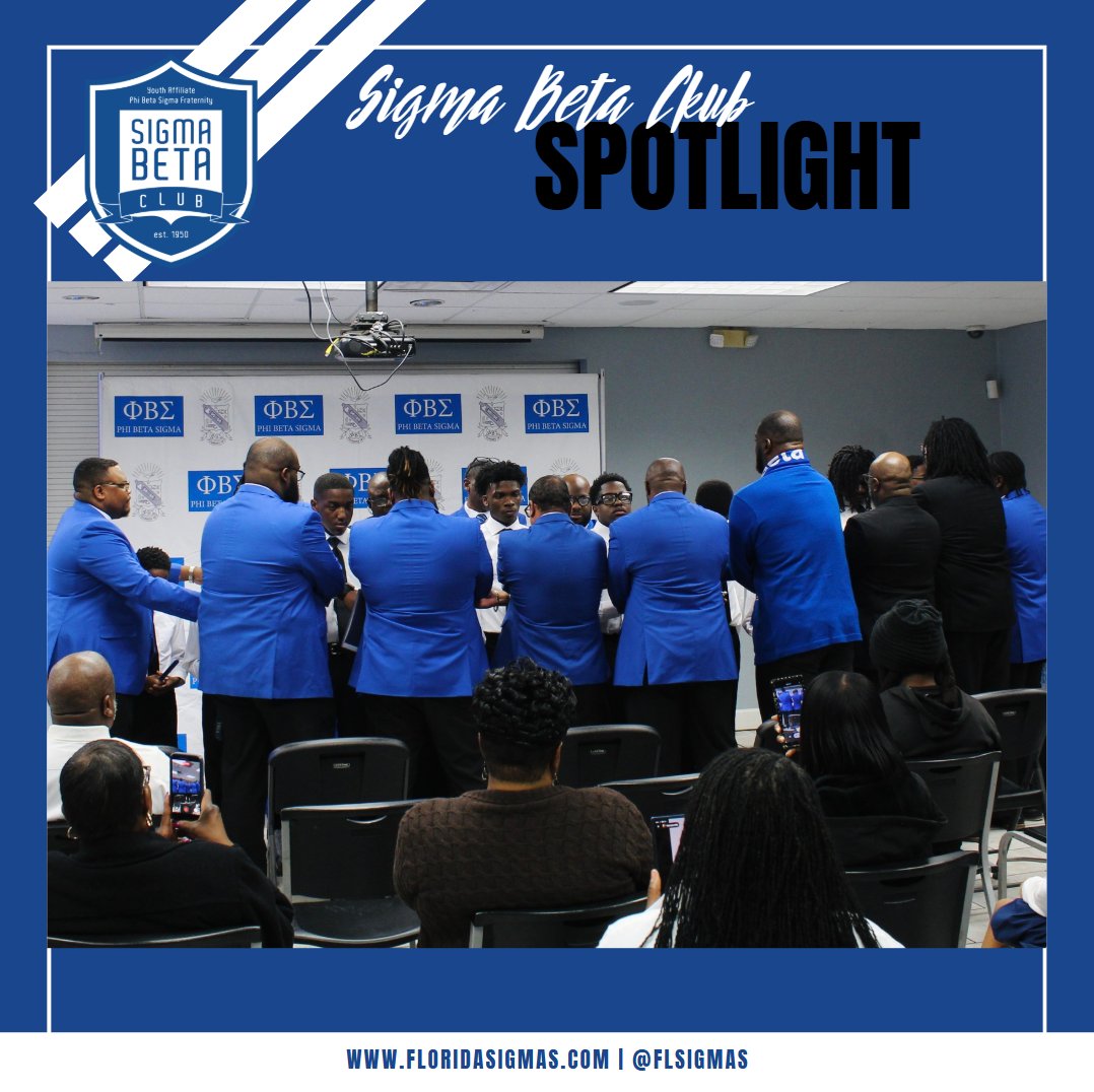 Congratulations to the Epsilon Omicron Sigma Chapter for charting their Inaugural Induction Ceremony for Sigma Beta Club in 2026.

Thank you to the parents for the trust placed in our organization with your young men.

#flsigmas #sigmabetaclub #floridasigmas #youth
