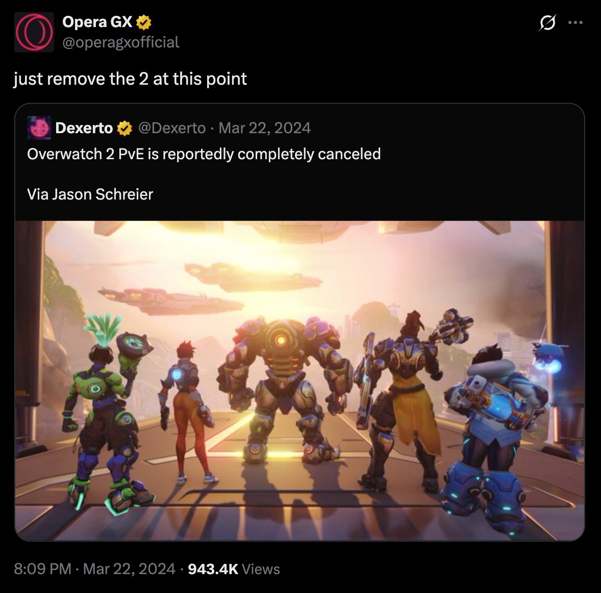 Opera GX tweet media