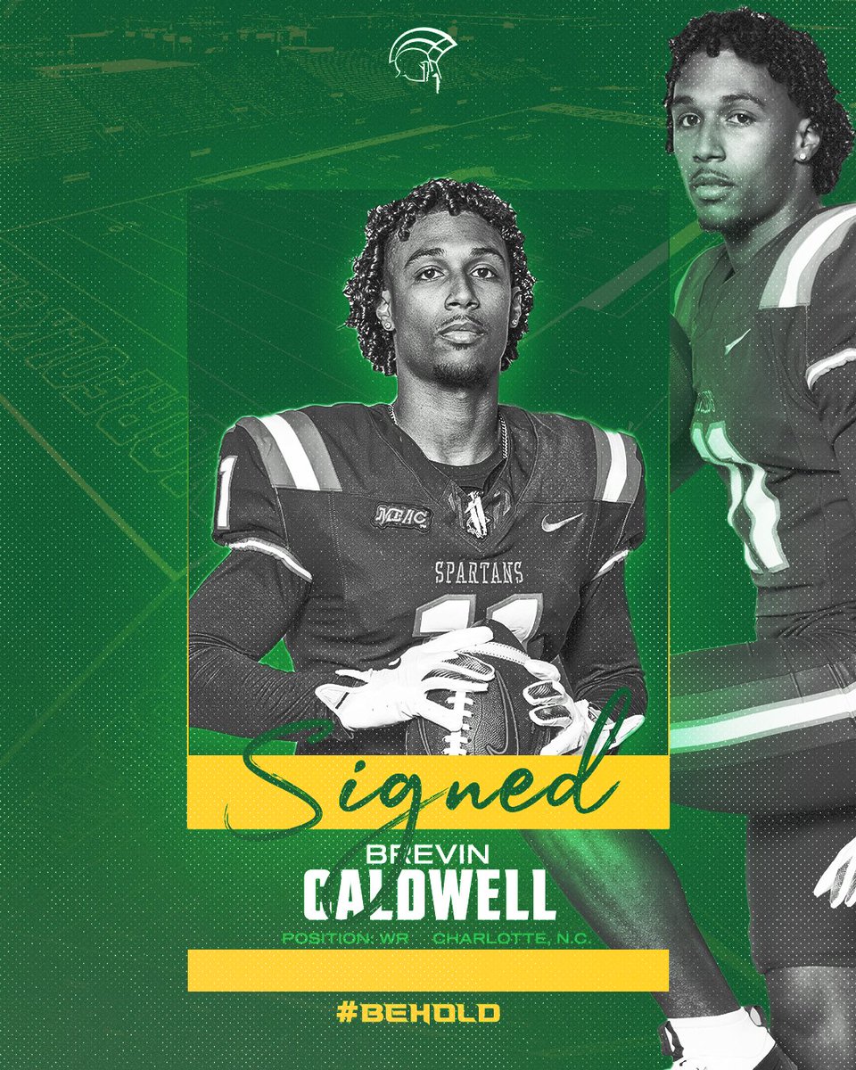 NorfolkStateFB's tweet photo. @MichaelVick @NSUSpartans The future starts now.🖊️

Welcome home, Brevin Caldwell 🔰

#GoldStandard🔰 #SigningDay2026 https://t.co/QYqhuO59NH
