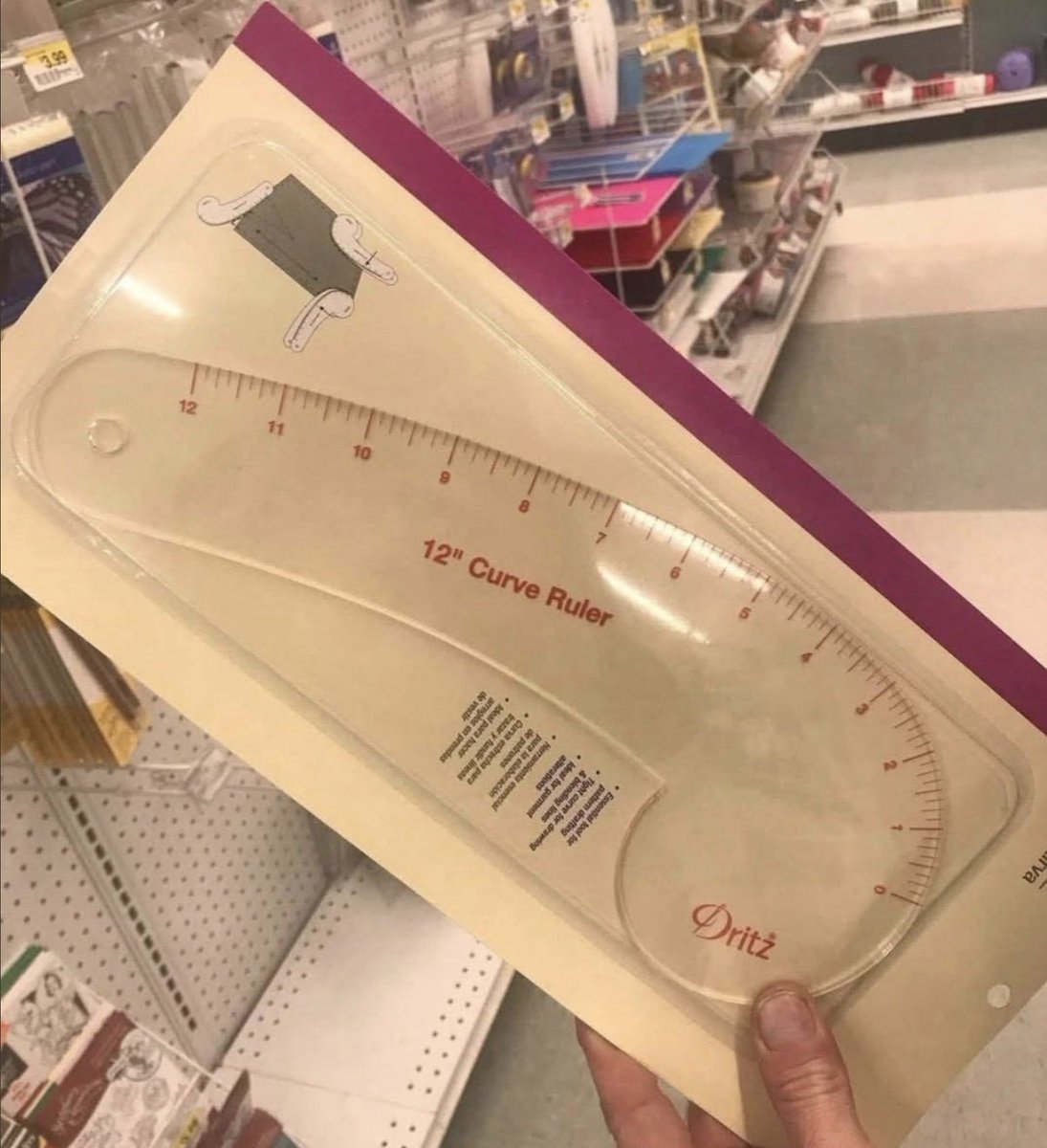 Finally found a ruler to help me buy boxer briefs that fit.