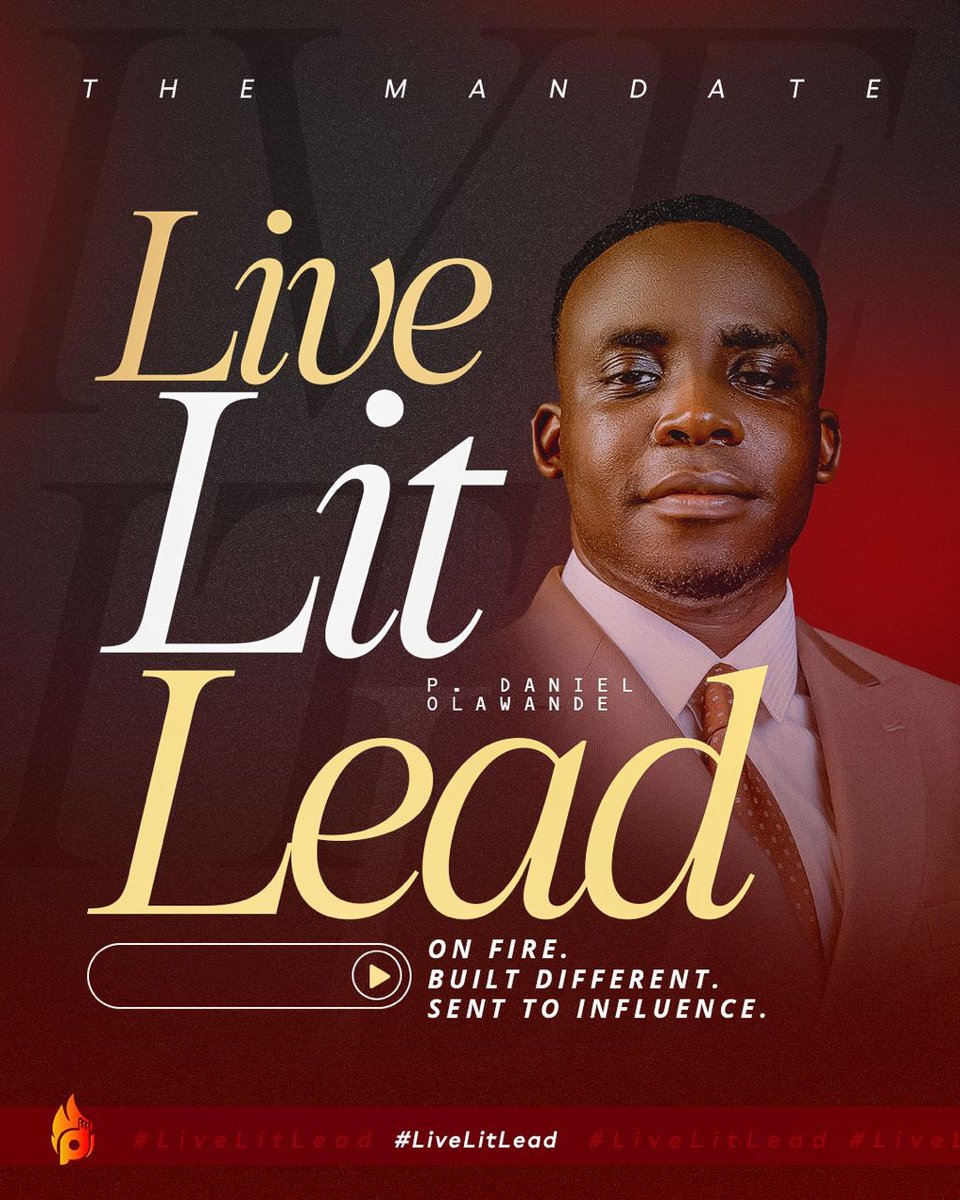 pdanielolawande's tweet photo. #LiveLitLead
#Firecarriers https://t.co/6pJKvsQSVM