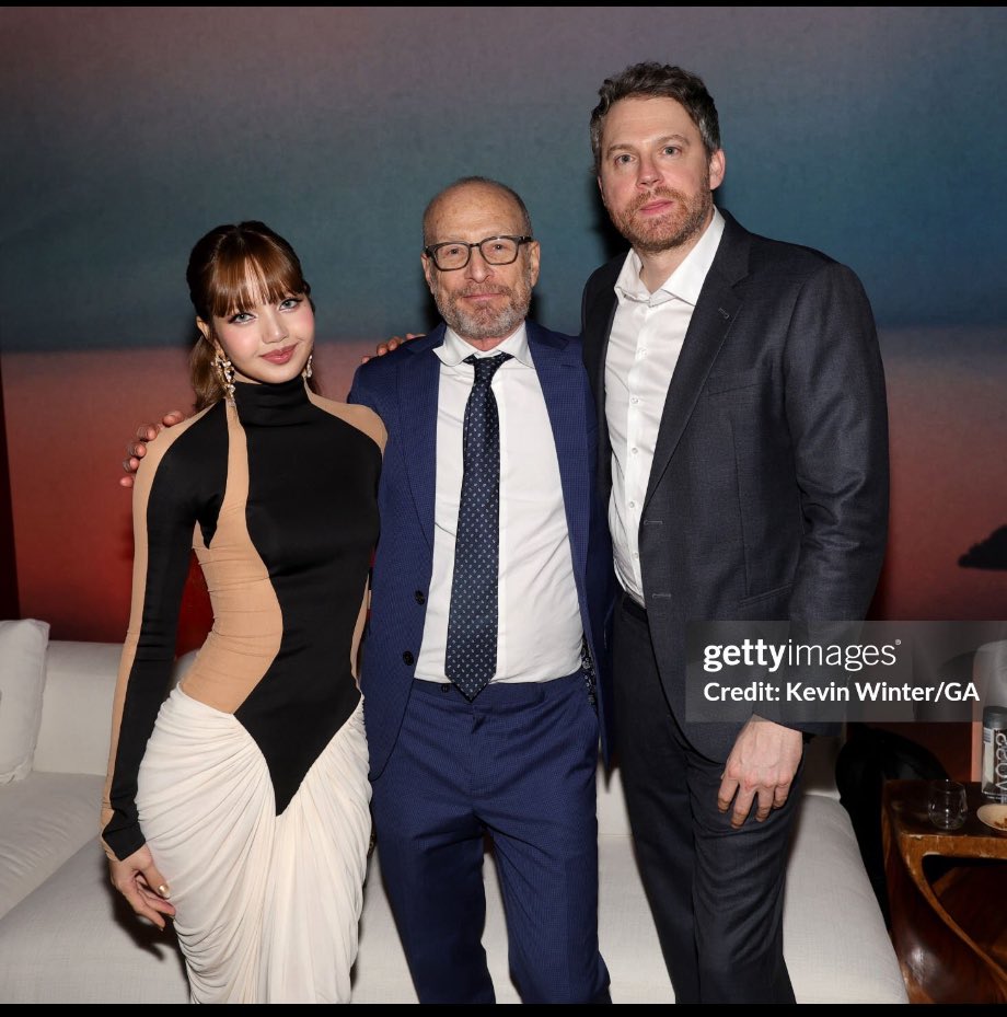 idatelalisa's tweet image. LISA with David Bernad, the producer of her upcoming Netflix romantic comedy