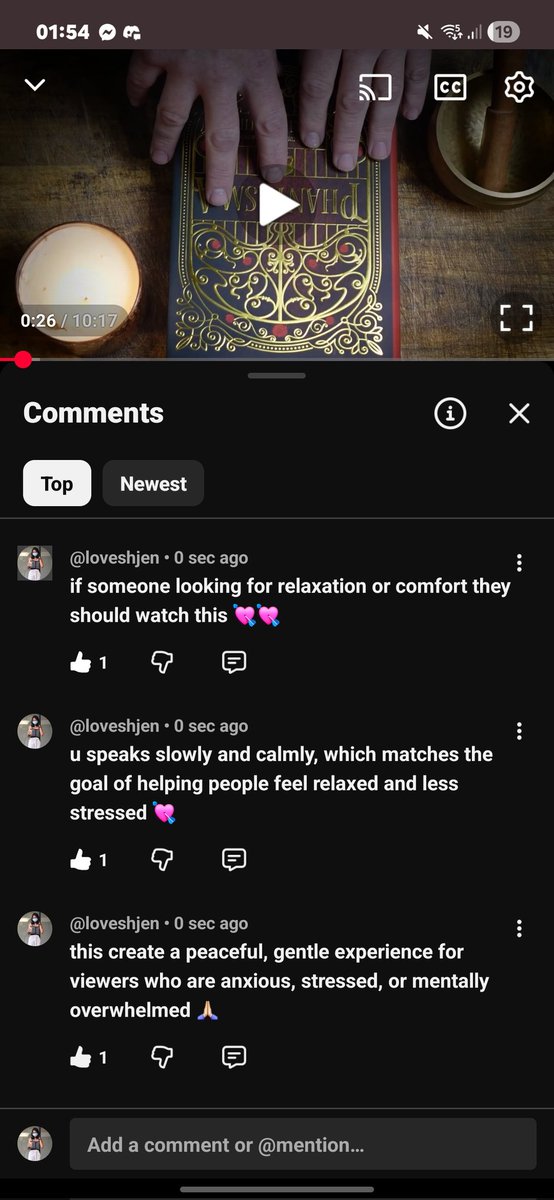 loveshjen's tweet photo. @TrueBenefactor this kind of cadence can genuinely help some viewers decompress emotionally 💘

i watched the video, liked &amp; subscribed w notifs on 🔔

thankyou, mandi 💘 i will share this video to my social media platforms bcs it deserve a lot of engagement 🥰 https://t.co/NWvV3paGpC