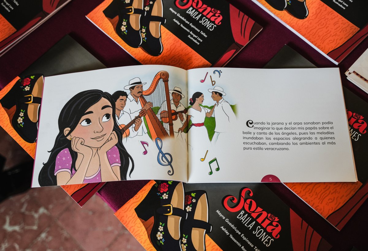 editoraveracruz's tweet photo. 📷📷 En el Día Internacional de la Lectura en Voz Alta, celebramos la presentación del libro “Sonia baila sones”, de Mayra Guadalupe Espinosa, y la premiación del 15° Concurso de Cuento Infantil de la Editora de Gobierno.

#PorAmorAVeracruz https://t.co/CVC5larvRL