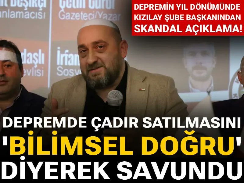 halktvcomtr's tweet image. Depremin yıl dönümünde Kızılay Şube Başkanından skandal açıklama: Bilimsel olarak doğru olan o çadırın satılmasıydı

halktv.com.tr/gundem/depremi…