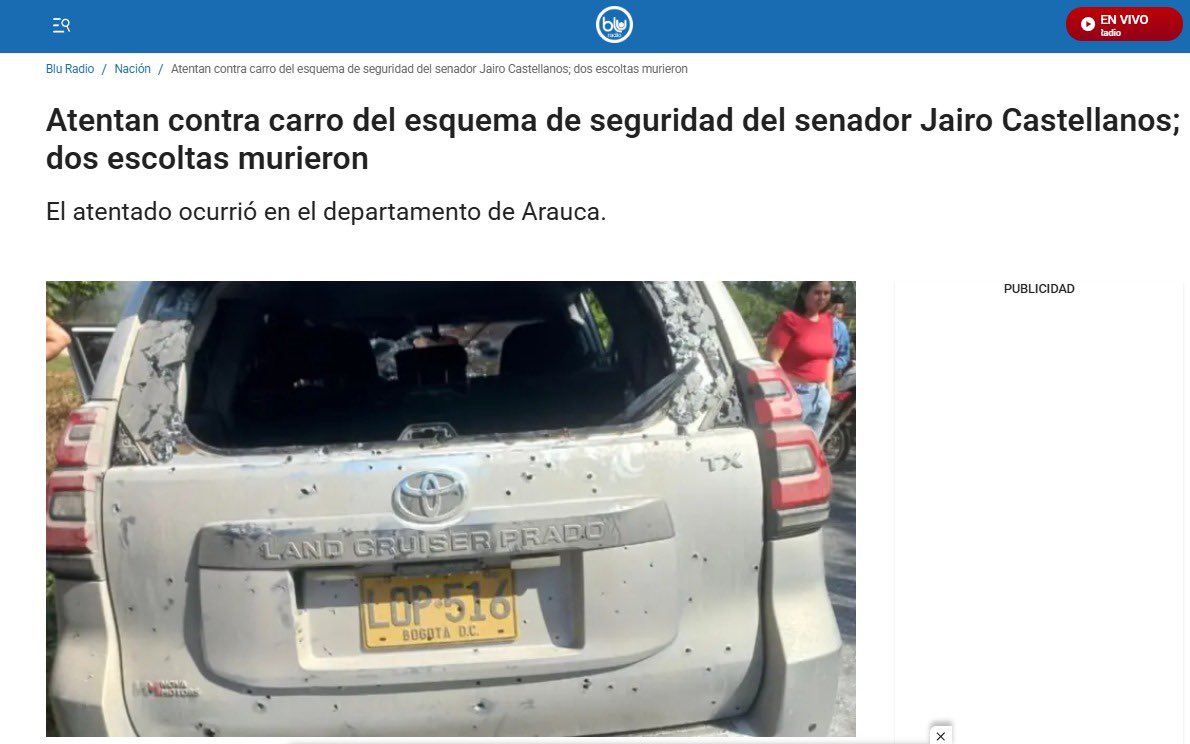 MariaFdaCabal's tweet image. Esta es la paz que promueve Gustavo Petro. Nuestra solidaridad con la familia del escolta del senador Jairo Castellanos, víctima de este ataque terrorista en Fortúl- Arauca.