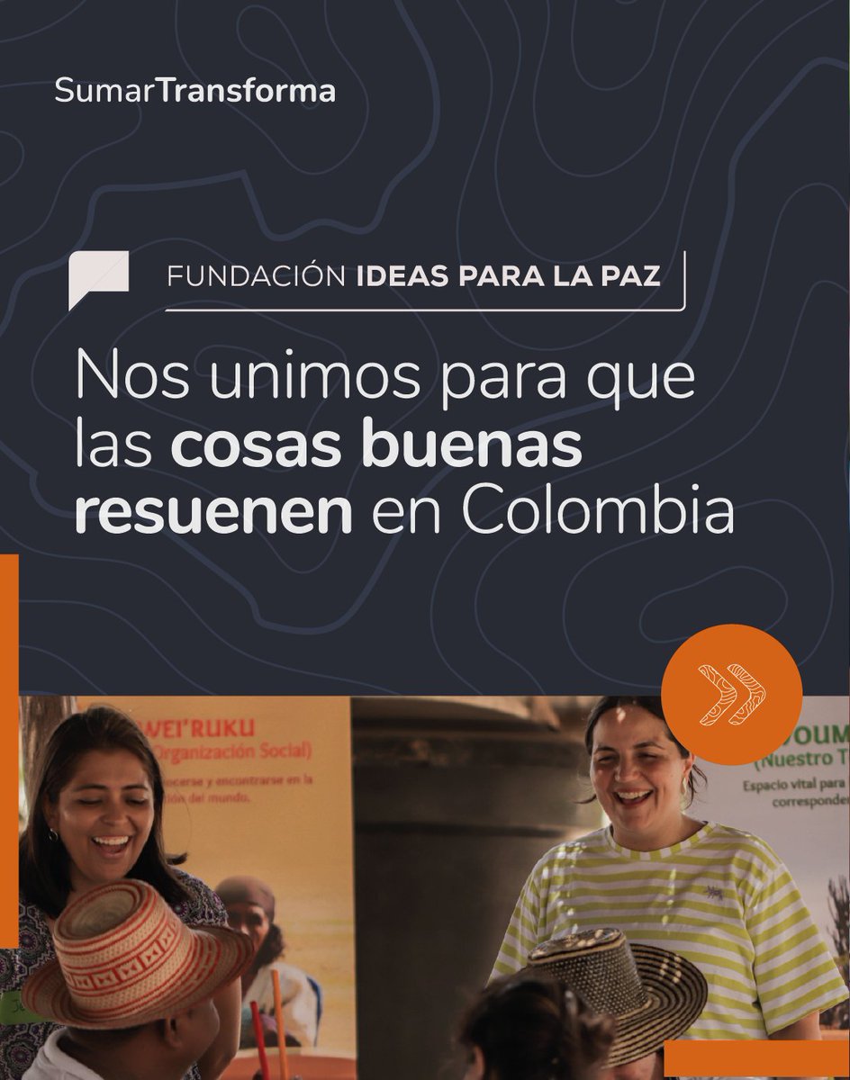 ideaspaz's tweet photo. Desde la FIP sabemos que SÍ es posible abonar el camino de la paz, sumando conocimiento, capacidades y experiencias.

Somos parte de una comunidad que coopera para transformar a Colombia. nos unimos a @AFEColombia  porque creemos que Sumar Transforma.

#SumarTransforma #SomosAFE https://t.co/wXBgMnbkQm