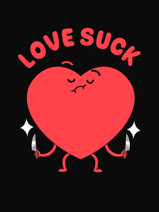 Artthree_item's tweet photo. Art of the Day! "Love Suck". Buy at: https://t.co/AirnCk3rZM https://t.co/NbMngAZ607