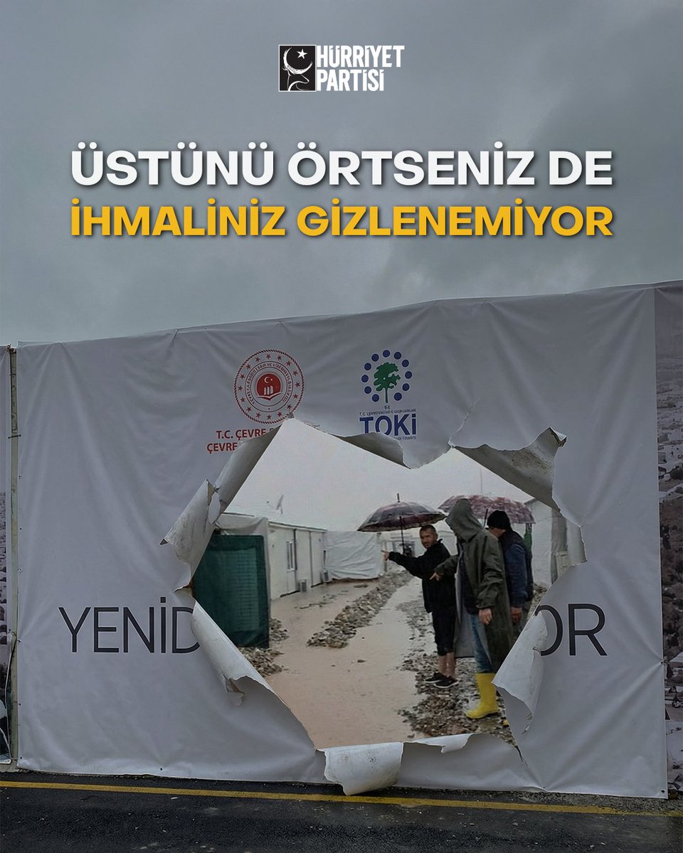 ÜSTÜNÜ ÖRTSENİZ DE İHMALİNİZ GİZLENEMİYOR!

Resmî rakamlara göre 53 bin 537 vatandaşımızın hayatını kaybettiği 6 Şubat depremlerinin üzerinden 3 yıl geçti. Depremin açtığı yaralar halen sarılabilmiş değil.

Cumhurbaşkanlığı Strateji ve Bütçe Başkanlığının yayımlamış olduğu