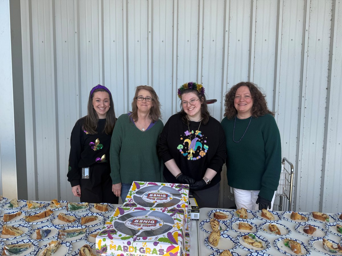 MECOpure's tweet photo. King cake season is officially in full swing, and we put our taste buds to the test at the MECO facility this week. 👑🎭 A Louisiana tradition—and a small thank-you we love sharing with customers, what we call a little lagniappe. Happy Mardi Gras! 💜💛💚 https://t.co/7mjtCVP9EZ