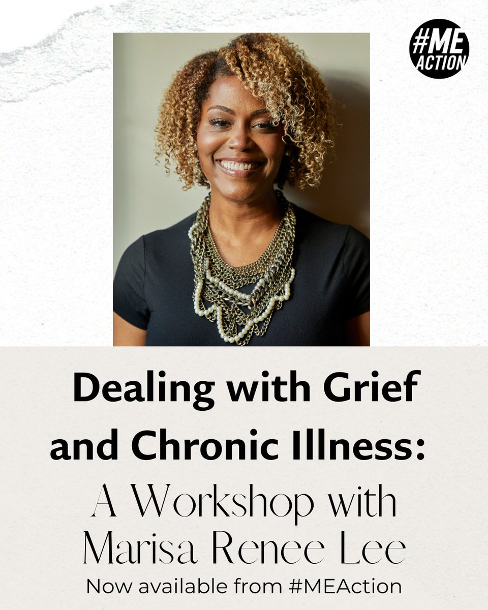 MEActNet's tweet image. Grief and complex chronic illness often go hand in hand. We know we are feeling some heavy grief right now.   

We have a workshop on grief with author Marisa Renee Lee available for you: youtu.be/0EbpE9Zj0V0 

#pwME #pwLC #Spoonie #Grief