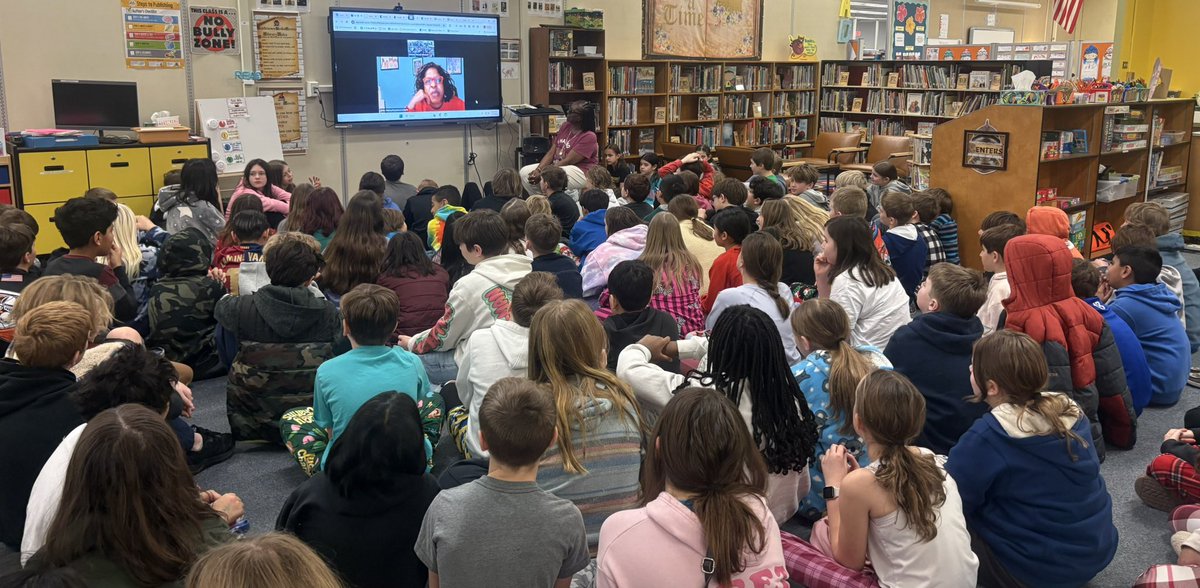 AmandaY40153090's tweet photo. 🎶The most wonderful day of the year🎵@litworldsays World Read Aloud Day! 📖In person visits from local librarians & fire fighters and virtual visits from authors around the 🌍#Knightsread #knightpride #WRAD2026 https://t.co/ZOARrE8BGN